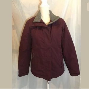 LL Bean Insulated Fleece Lined Winter Coat S